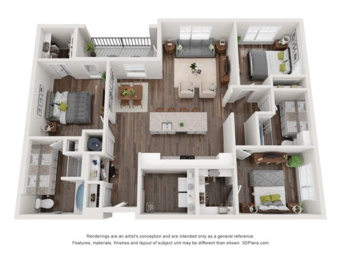 bedroom floor plan an open concept layout with a large bedroom